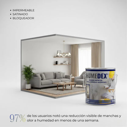 4 Litros Sellador Transparente Impermeabilizante | Humedex